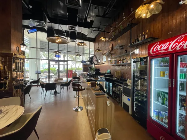 Warm light & welcoming corners · Inside Amwaj